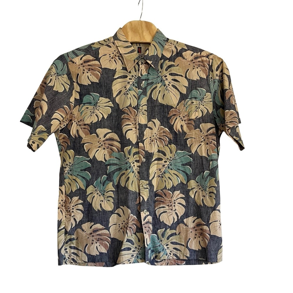 Tori Richard Men's Honolulu Floral Short Sleeve Button Down Size XL Hawaii Aloha
